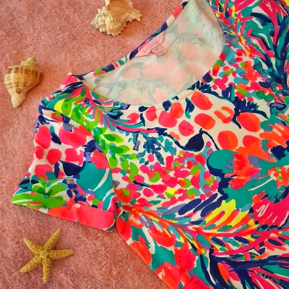 Lilly Pulitzer Dress- Tammy Dress Gumbo Limbo EUC Size XS - Picture 9 of 11